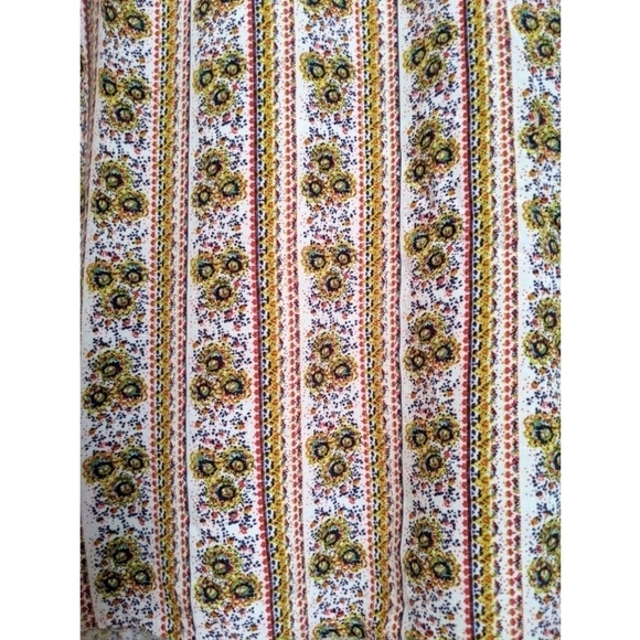 Modcloth Boho Floral Lace Trumpet Bell Sleeves Top - Picture 2 of 6